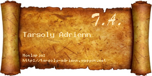 Tarsoly Adrienn névjegykártya